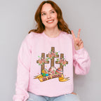 He Is Risen Cross Easter Day Unisex Crewneck T-Shirt Sweatshirt Hoodie