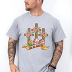 He Is Risen Cross Easter Day Unisex Crewneck T-Shirt Sweatshirt Hoodie