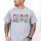 Easter Cute Nurse Easter Day Unisex Crewneck T-Shirt Sweatshirt Hoodie