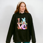 Love Gnome Easter Day Unisex Crewneck T-Shirt Sweatshirt Hoodie