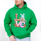 Love Gnome Easter Day Unisex Crewneck T-Shirt Sweatshirt Hoodie