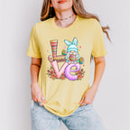 Love Gnome Easter Day Unisex Crewneck T-Shirt Sweatshirt Hoodie