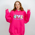 Peace Love Easter Easter Day Unisex Crewneck T-Shirt Sweatshirt Hoodie