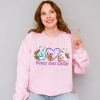 Peace Love Easter Easter Day Unisex Crewneck T-Shirt Sweatshirt Hoodie