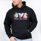 Peace Love Easter Easter Day Unisex Crewneck T-Shirt Sweatshirt Hoodie