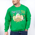 I'm Eggs-Tra Easter Day Unisex Crewneck T-Shirt Sweatshirt Hoodie