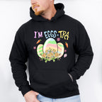 I'm Eggs-Tra Easter Day Unisex Crewneck T-Shirt Sweatshirt Hoodie