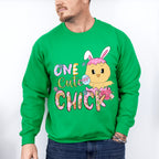 One Cute Chick Easter Day Unisex Crewneck T-Shirt Sweatshirt Hoodie