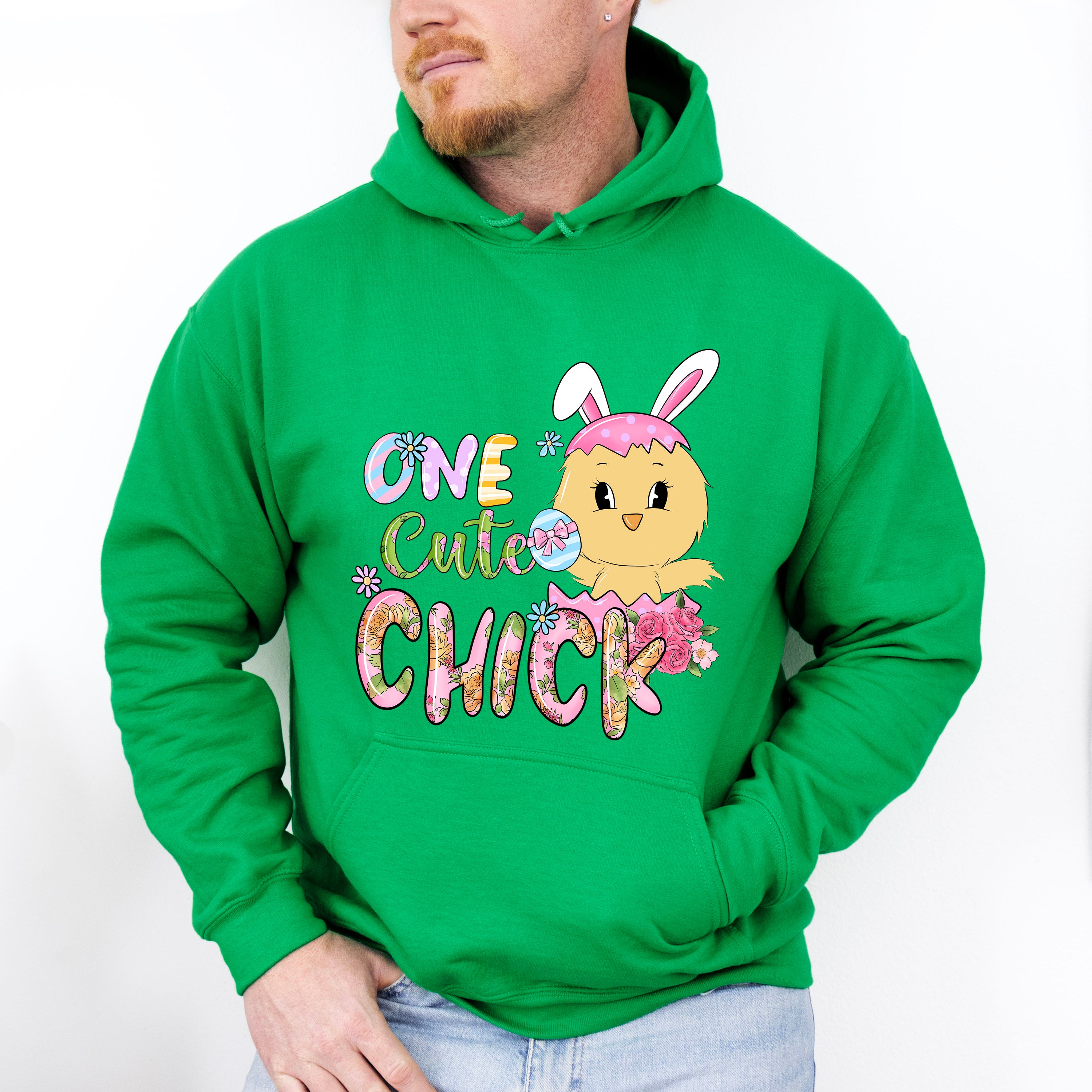 One Cute Chick Easter Day Unisex Crewneck T-Shirt Sweatshirt Hoodie