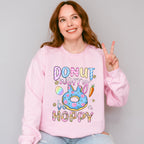 Donut Worry Be Happy Easter Day Unisex Crewneck T-Shirt Sweatshirt Hoodie