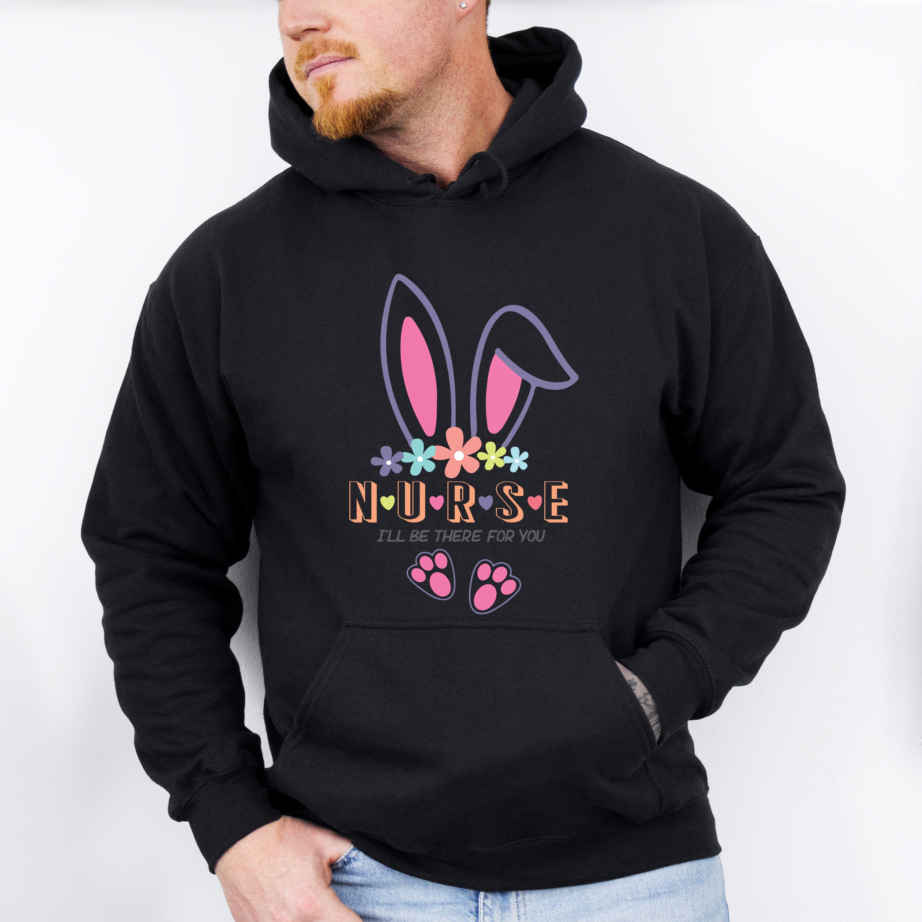 Easter Bunny Nurse Easter Day Unisex Crewneck T-Shirt Sweatshirt Hoodie