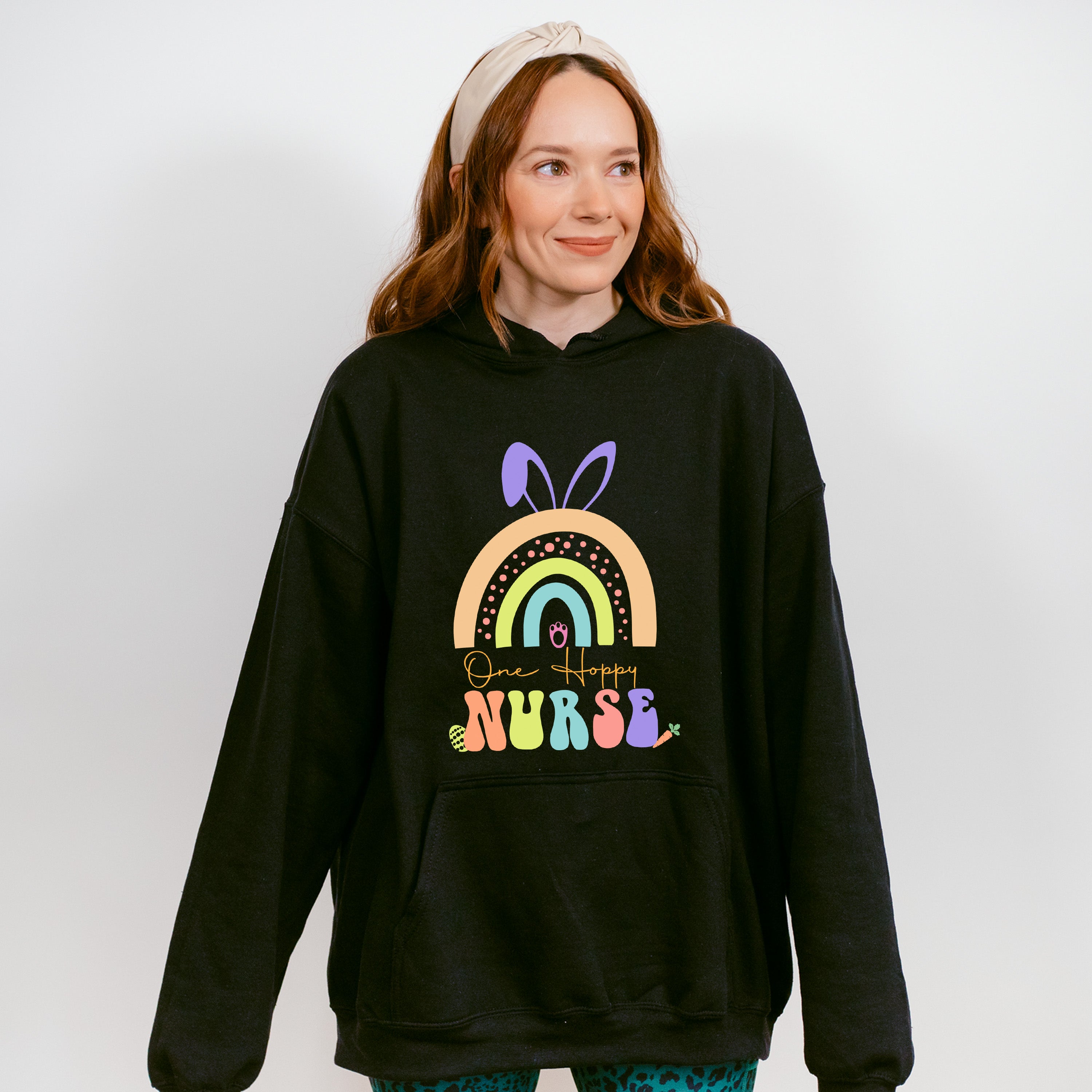 One Happy Nurse Easter Day Unisex Crewneck T-Shirt Sweatshirt Hoodie