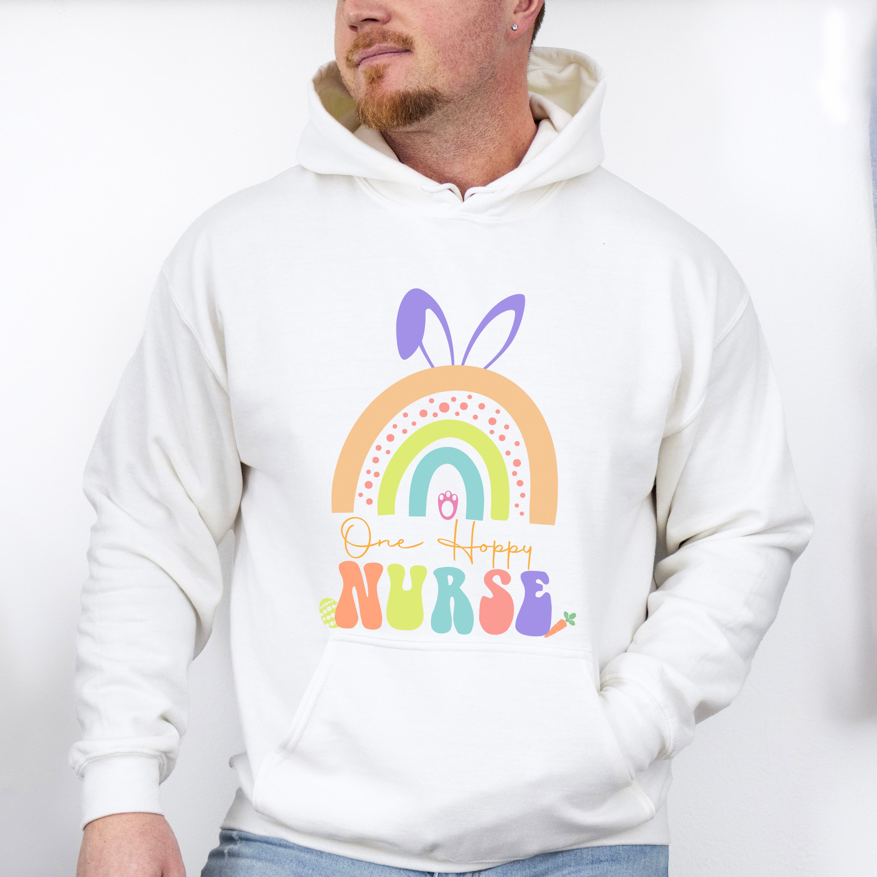 One Happy Nurse Easter Day Unisex Crewneck T-Shirt Sweatshirt Hoodie