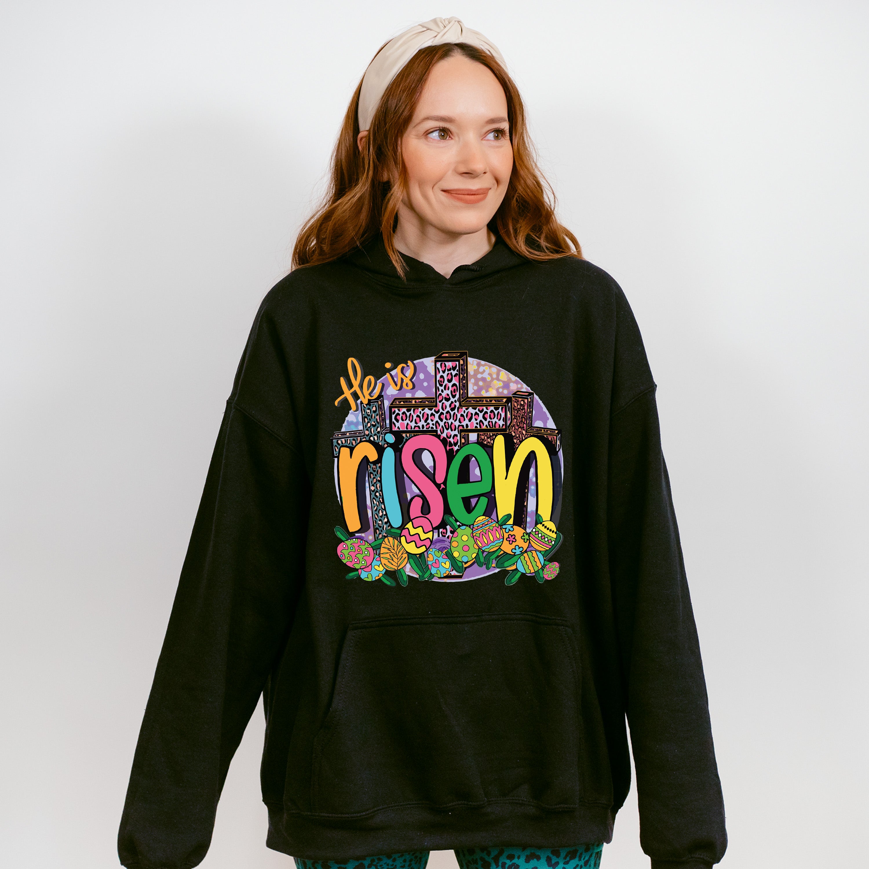 Risen Easter Day Unisex Crewneck T-Shirt Sweatshirt Hoodie