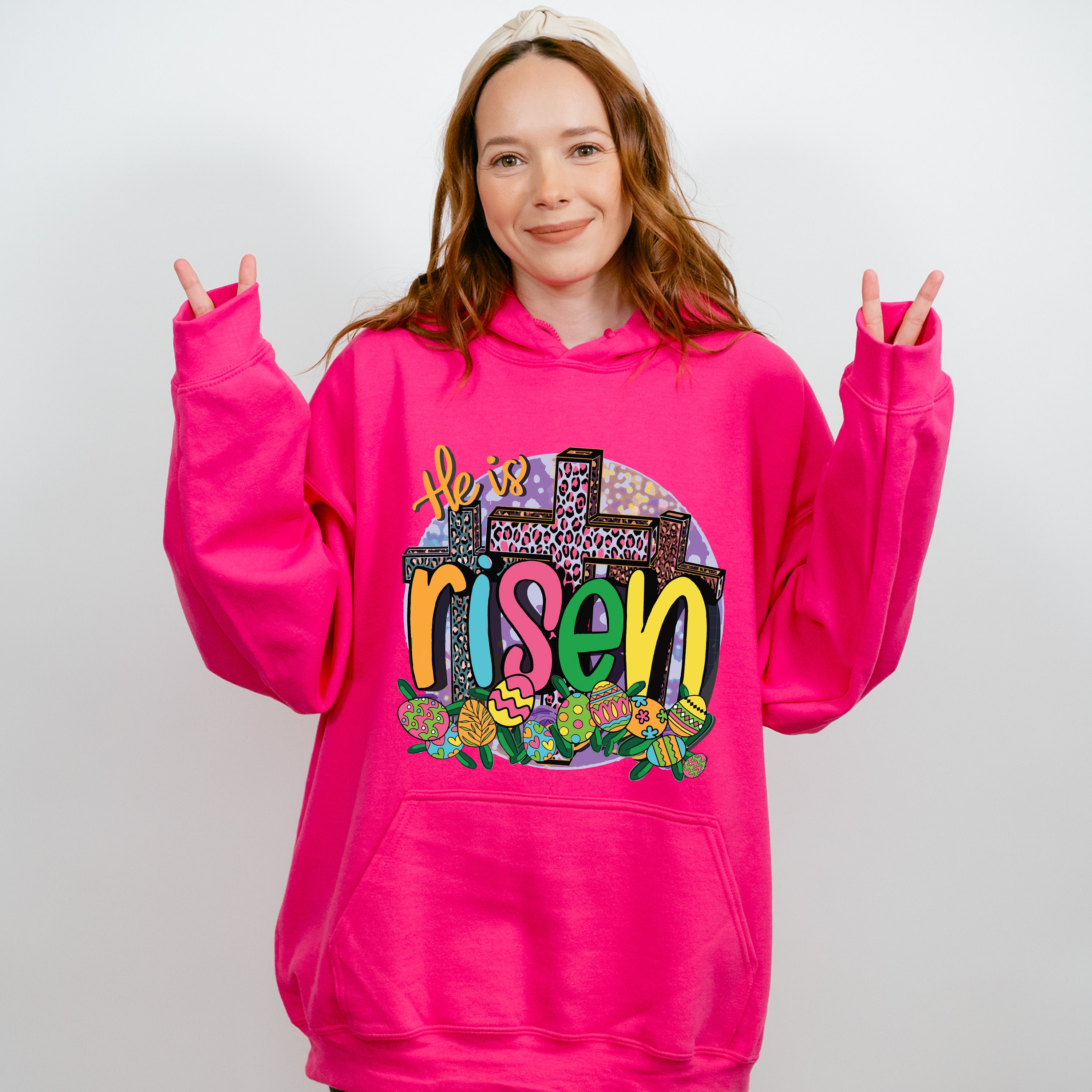 Risen Easter Day Unisex Crewneck T-Shirt Sweatshirt Hoodie