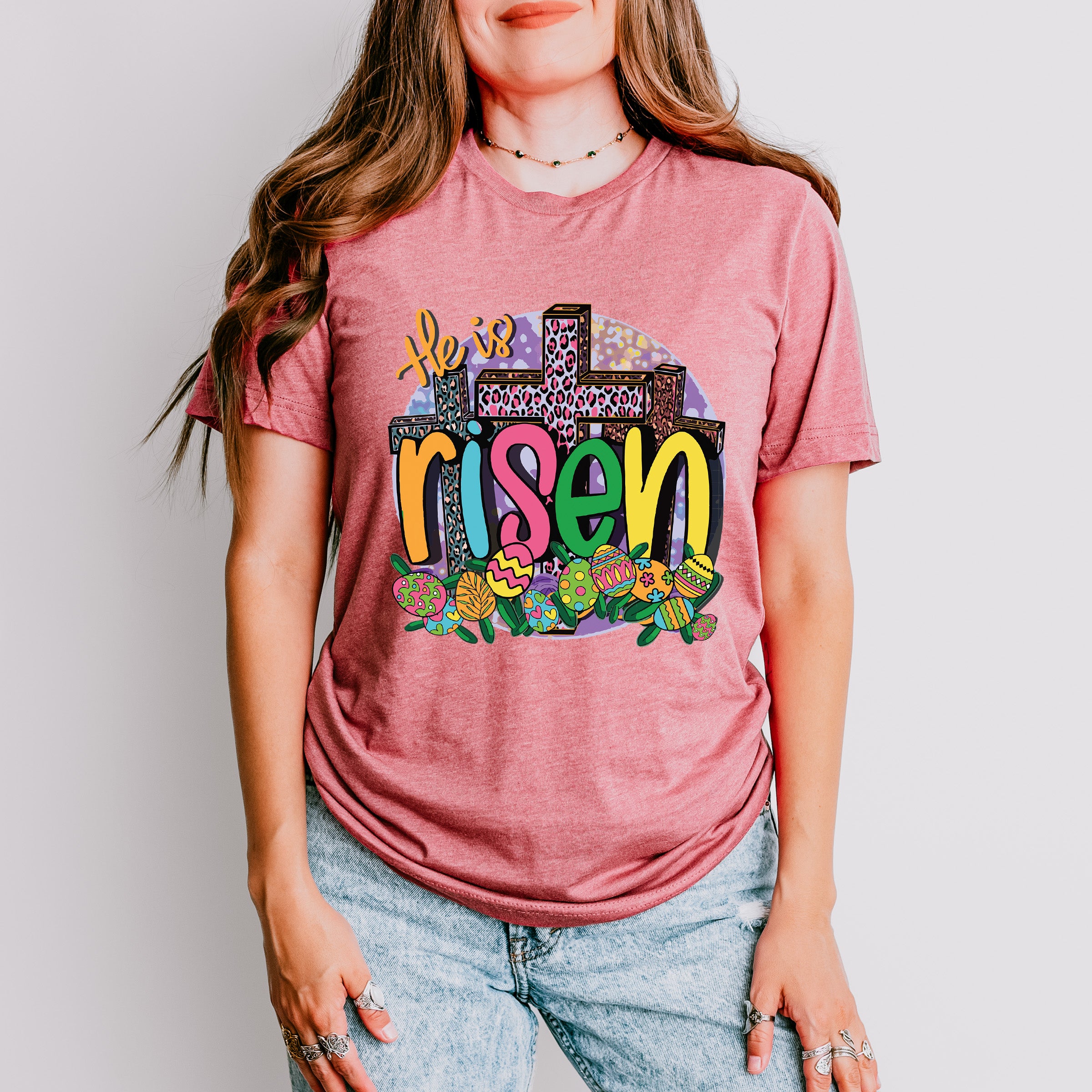 Risen Easter Day Unisex Crewneck T-Shirt Sweatshirt Hoodie
