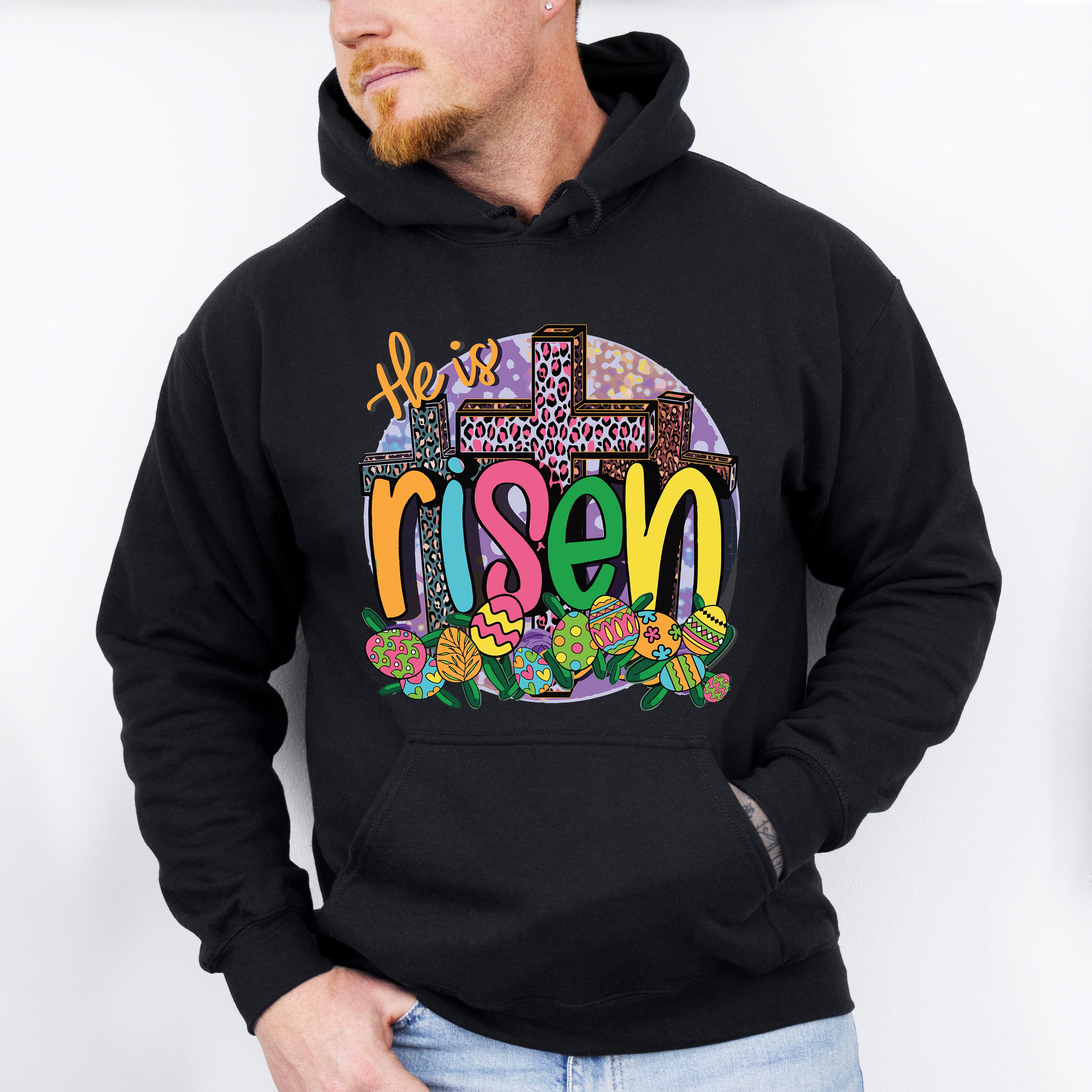 Risen Easter Day Unisex Crewneck T-Shirt Sweatshirt Hoodie