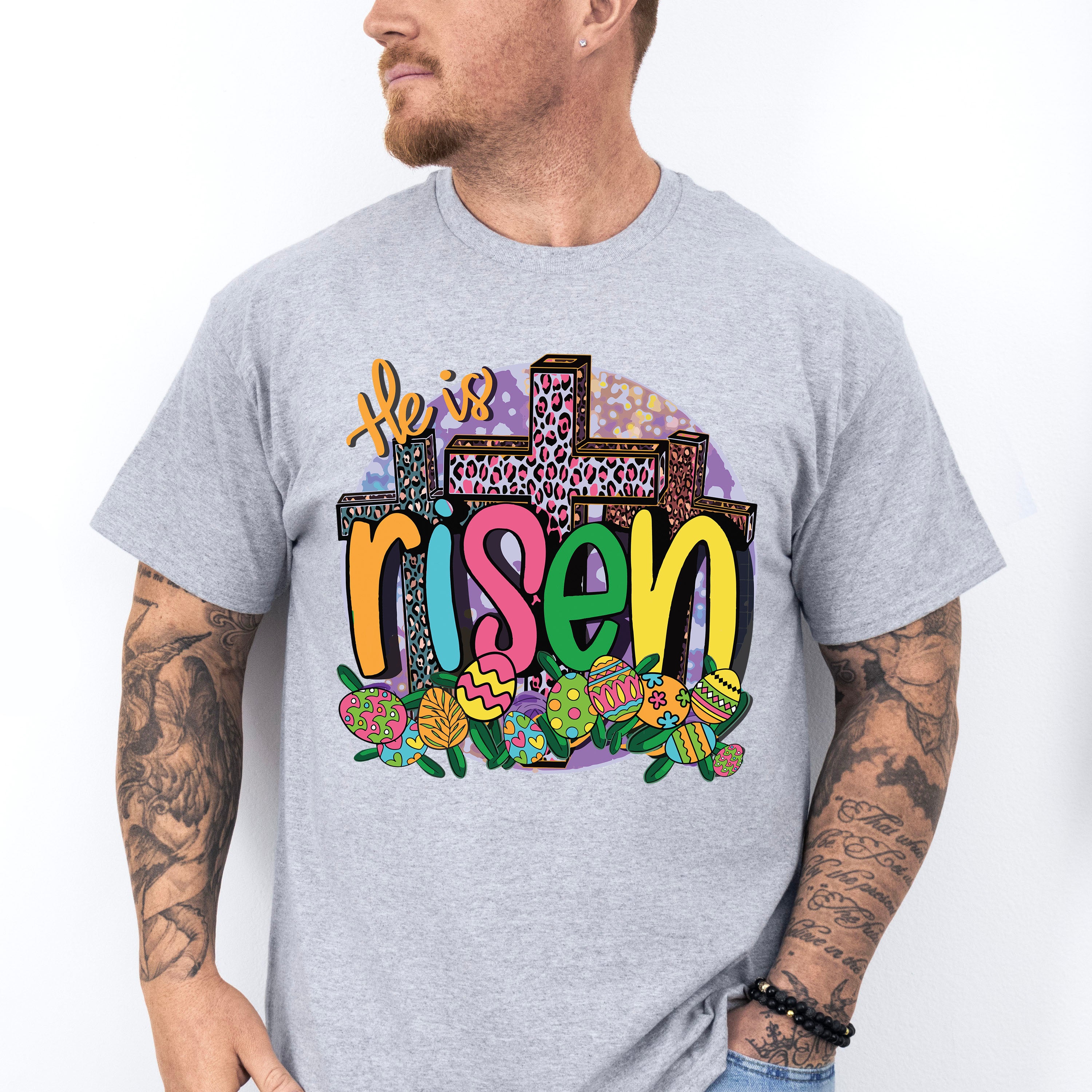 Risen Easter Day Unisex Crewneck T-Shirt Sweatshirt Hoodie
