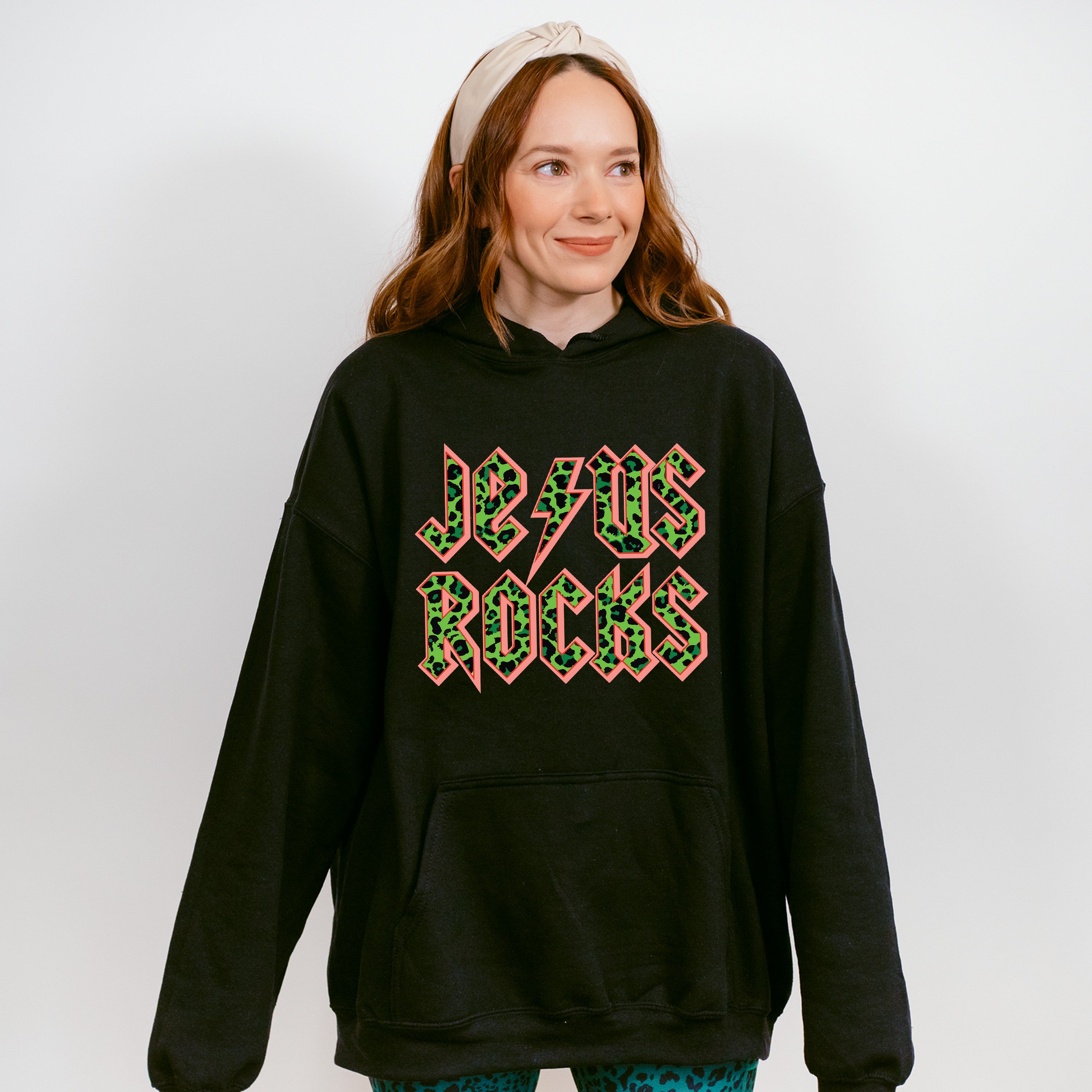Jesus Rocks Easter Day Unisex Crewneck T-Shirt Sweatshirt Hoodie