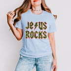 Jesus Rocks Easter Day Unisex Crewneck T-Shirt Sweatshirt Hoodie