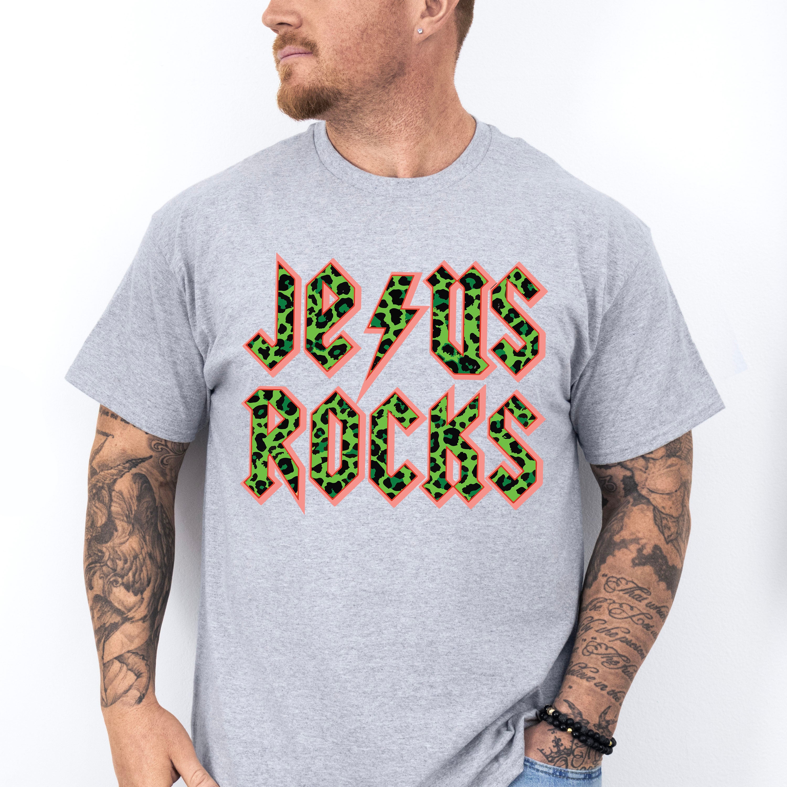 Jesus Rocks Easter Day Unisex Crewneck T-Shirt Sweatshirt Hoodie
