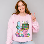 Love Happy Easter Easter Day Unisex Crewneck T-Shirt Sweatshirt Hoodie
