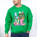 Love Happy Easter Easter Day Unisex Crewneck T-Shirt Sweatshirt Hoodie