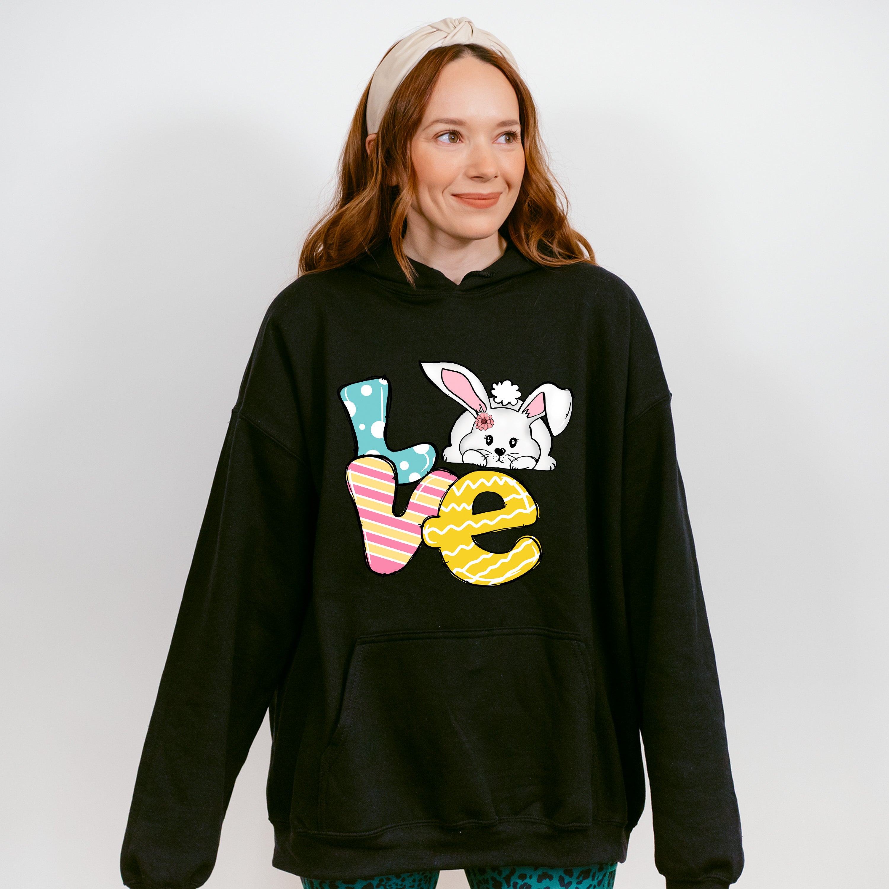Love Easter Rabbit Easter Day Unisex Crewneck T-Shirt Sweatshirt Hoodie