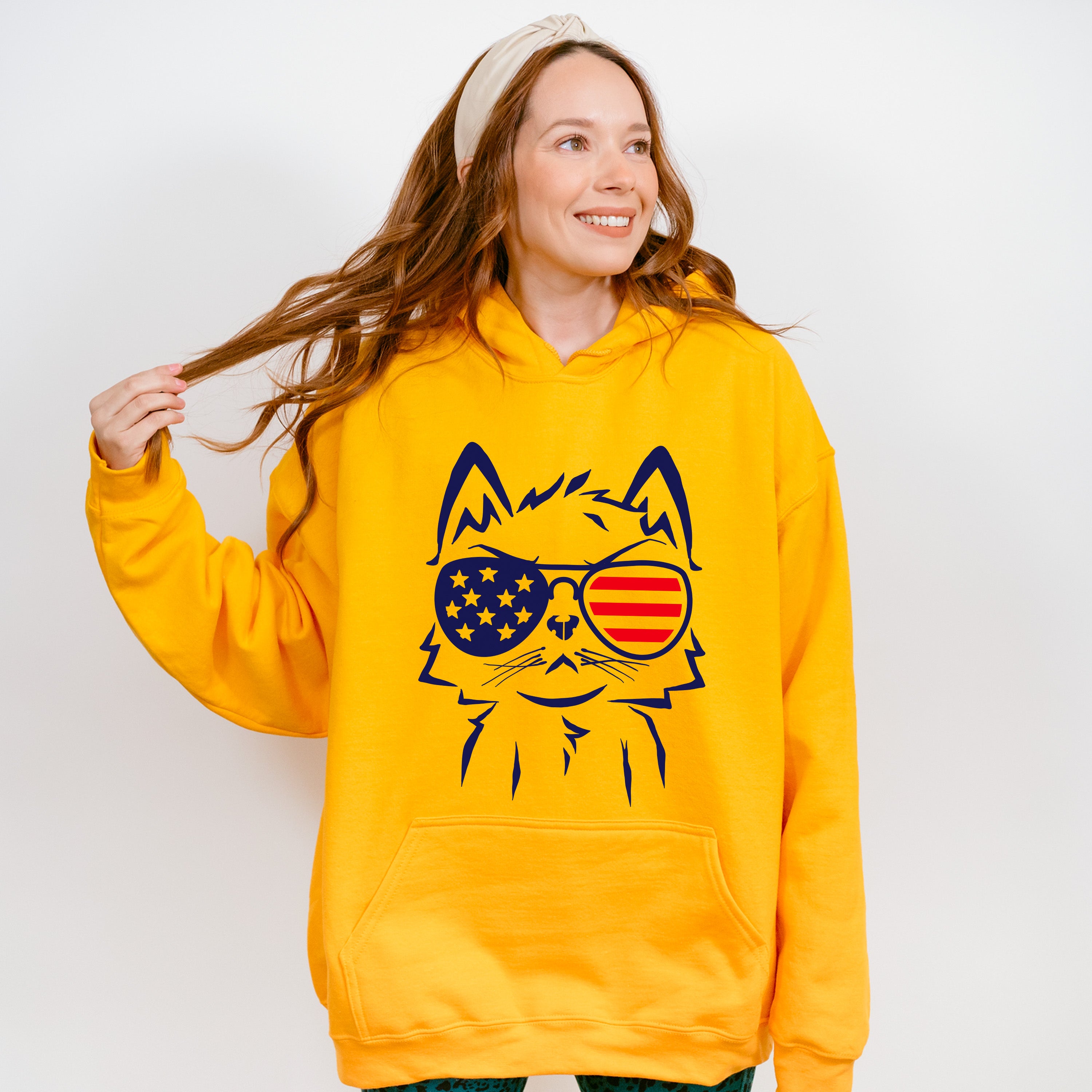 American Cat,Fun Theme T-shirt, Hoodie, Sweatshirt