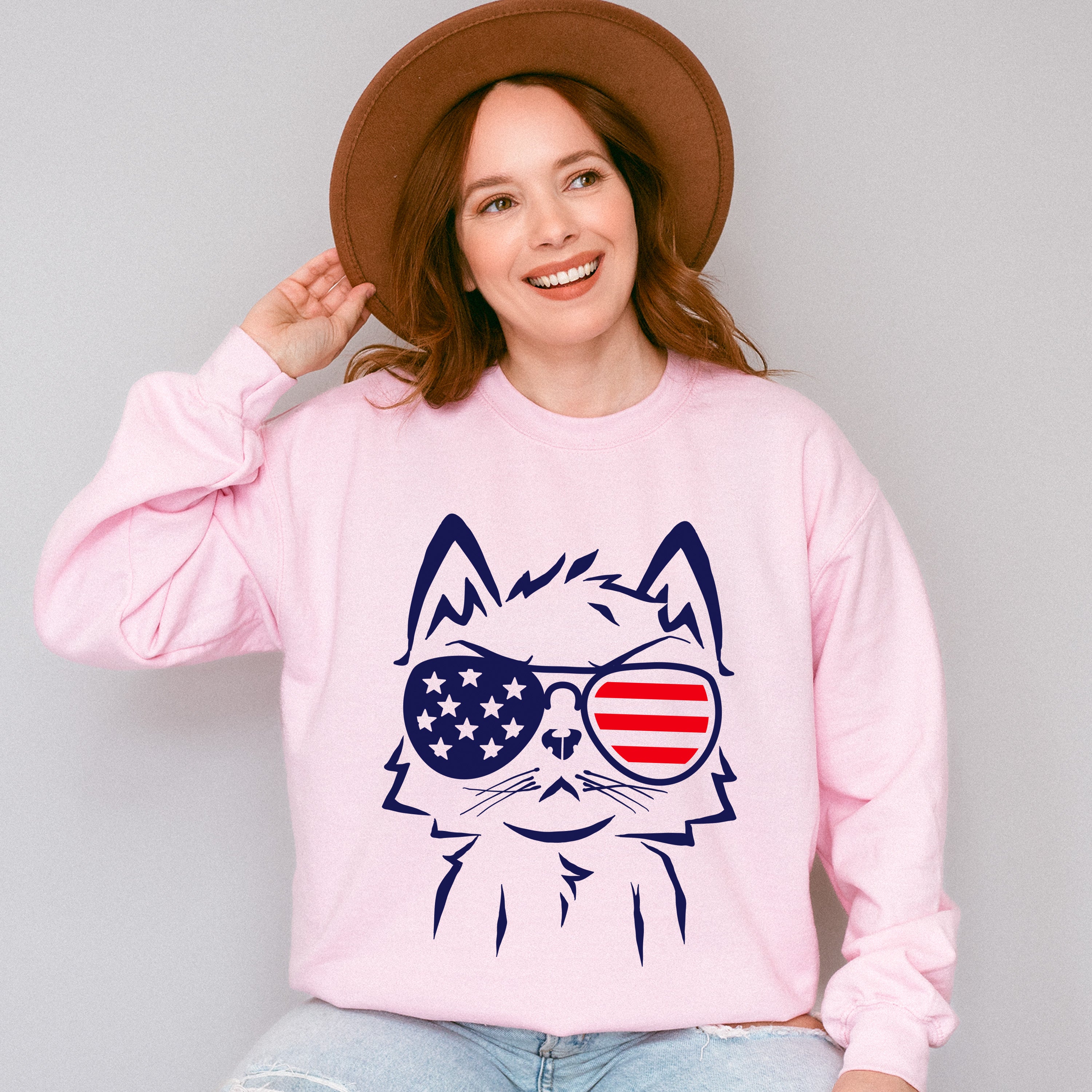 American Cat,Fun Theme T-shirt, Hoodie, Sweatshirt