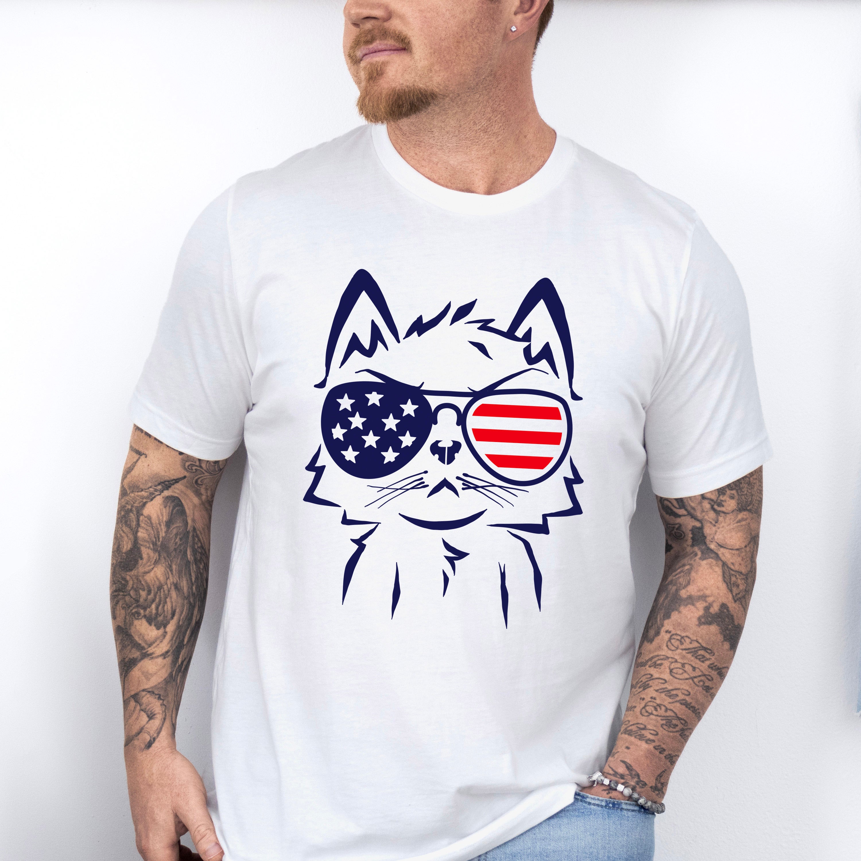 American Cat,Fun Theme T-shirt, Hoodie, Sweatshirt