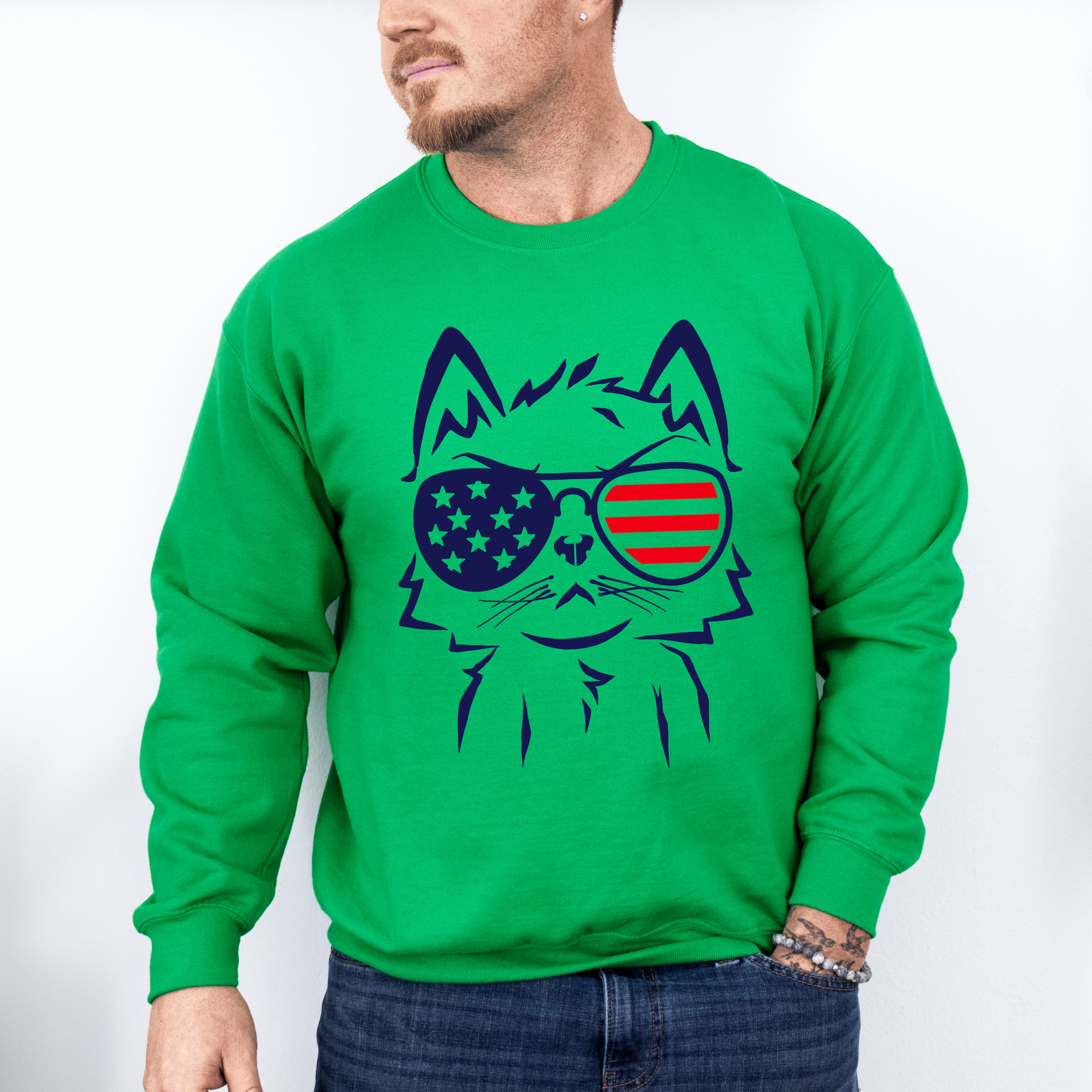 American Cat,Fun Theme T-shirt, Hoodie, Sweatshirt