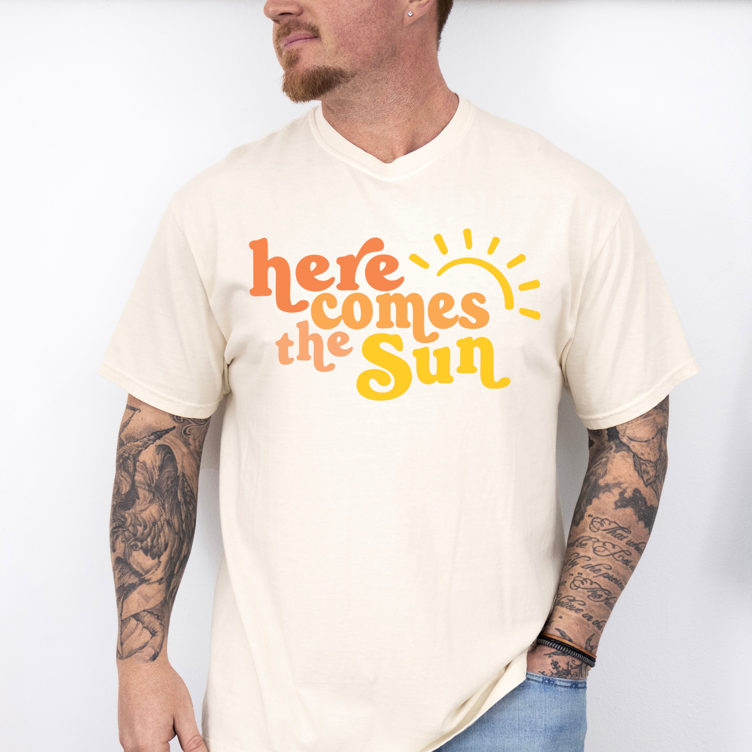 Here Comes The Sun, Good Vibes Theme T-shirt, Hoodie, Sweatshirt
