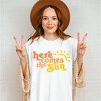 Here Comes The Sun, Good Vibes Theme T-shirt, Hoodie, Sweatshirt