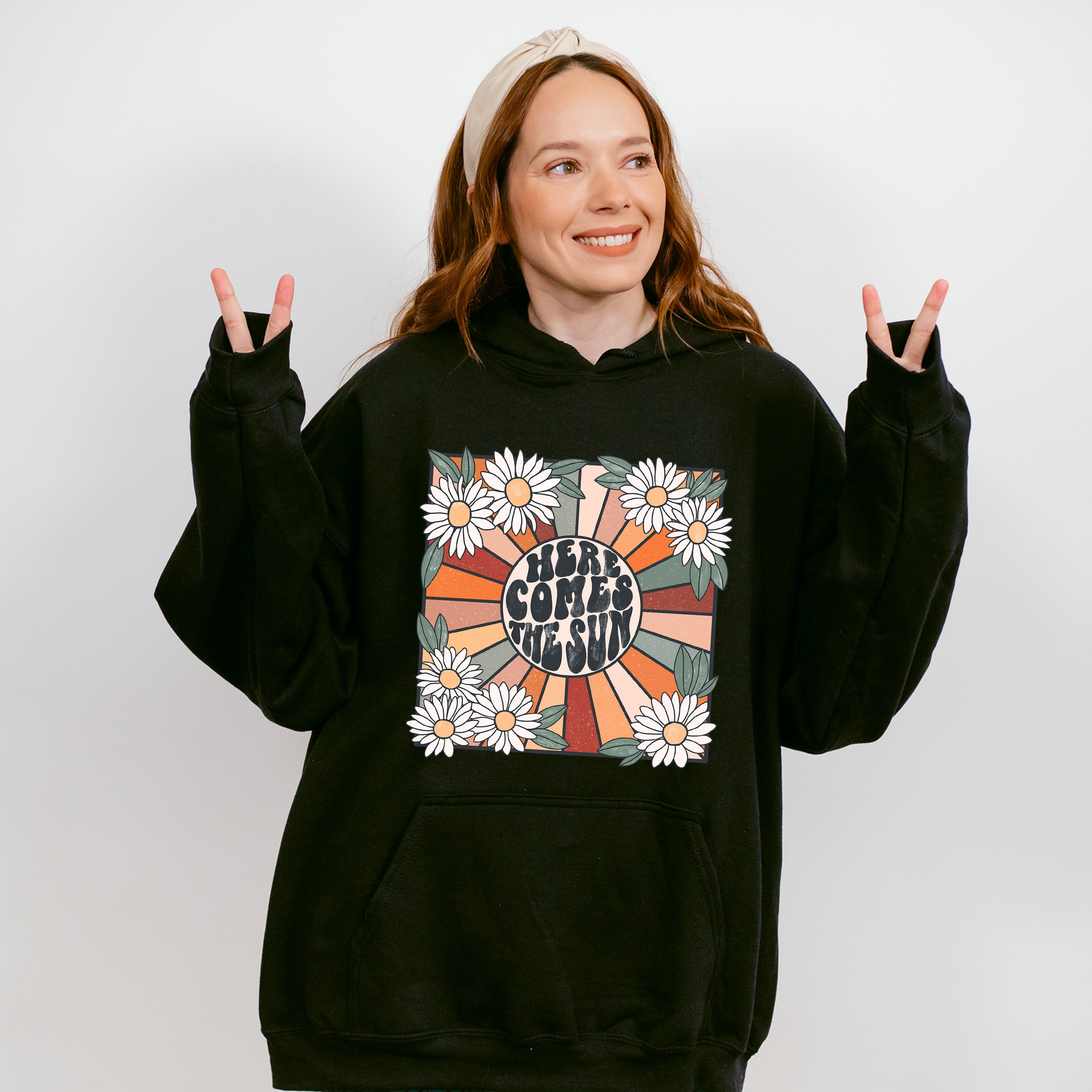 Here Comes The Sun, Good Vibes Theme T-shirt, Hoodie, Sweatshirt
