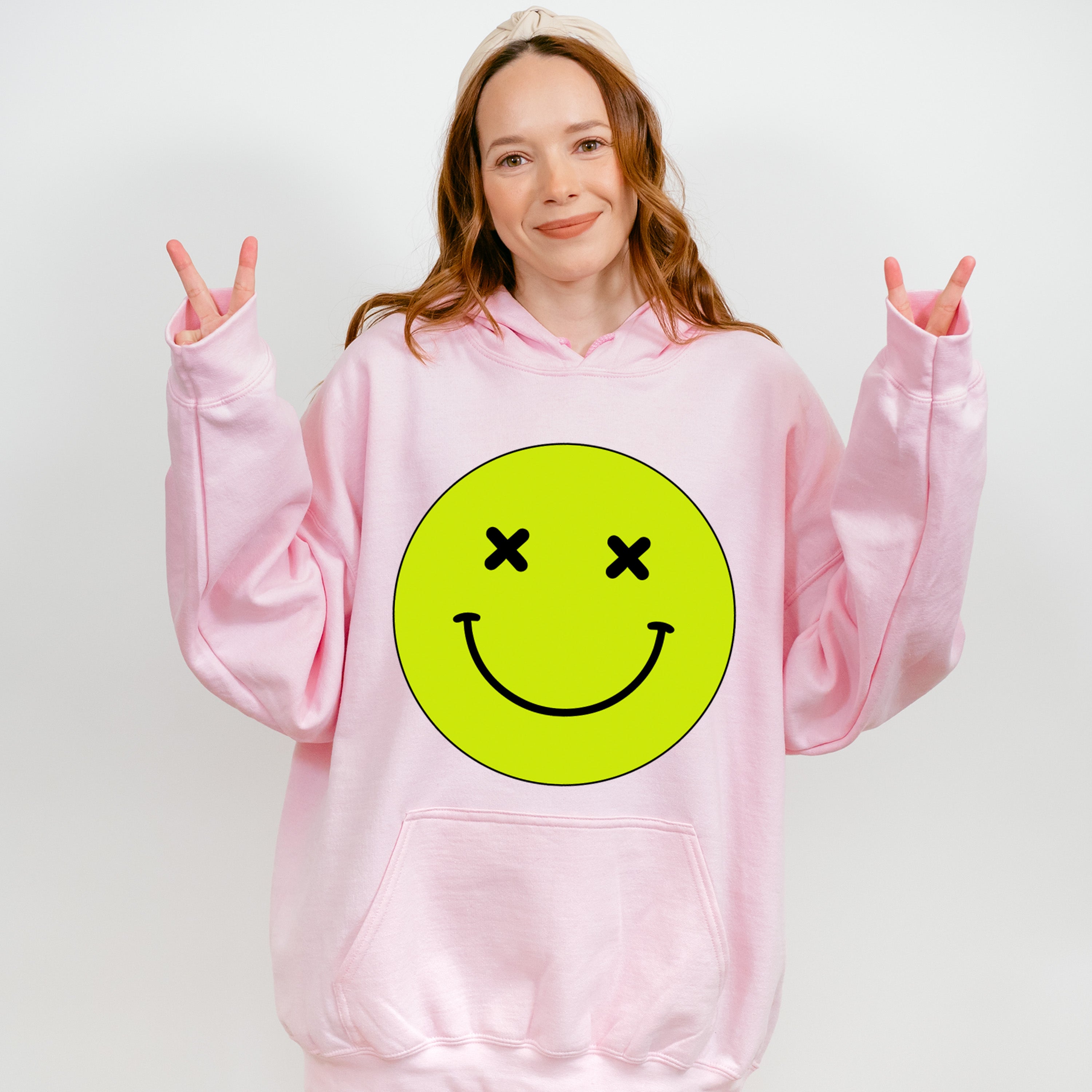 X Eyes Smiley Good Vibes Theme T-shirt, Hoodie, Sweatshirt