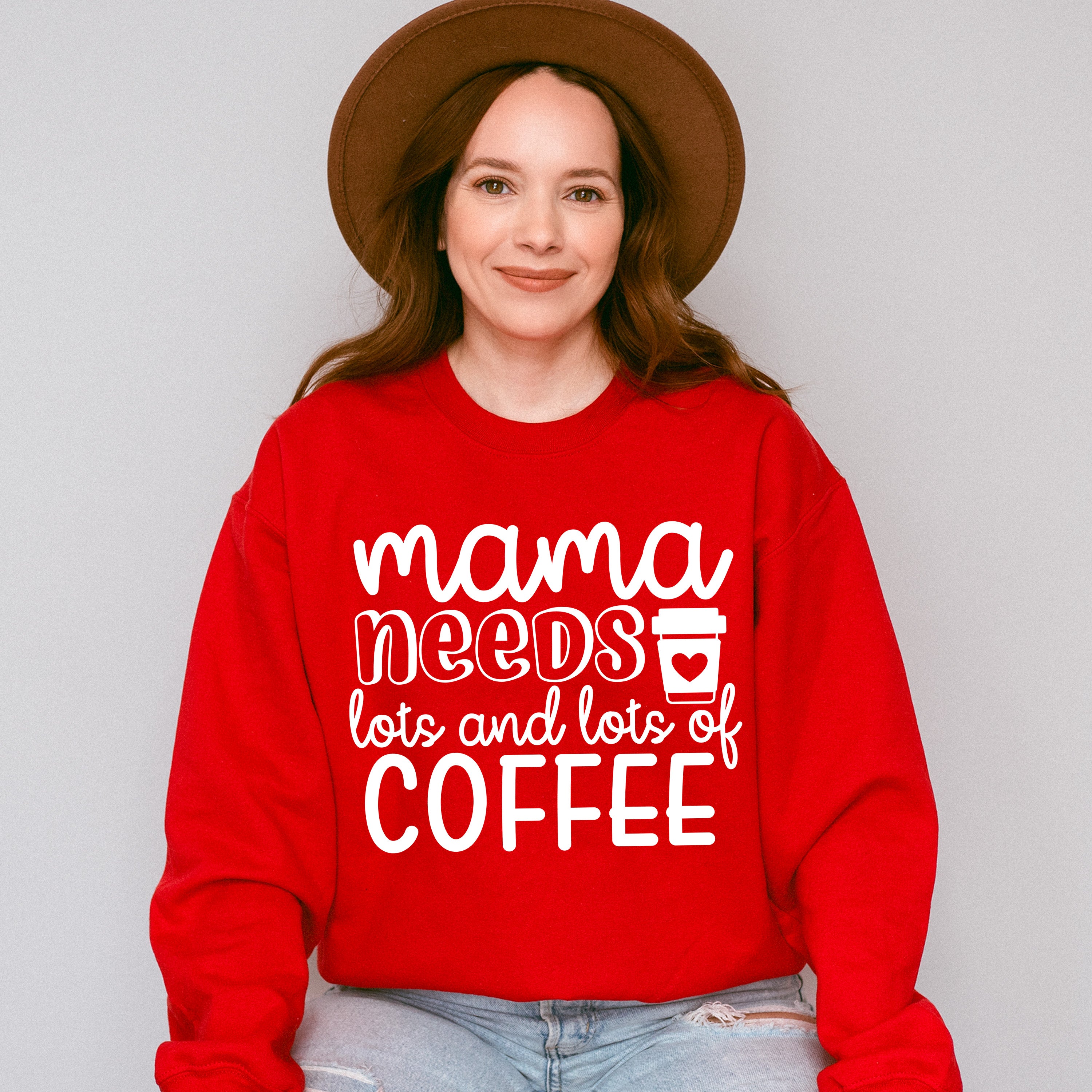 Mama Needs Coffee Mother's Day Unisex Crewneck T-Shirt Sweatshirt Hoodie