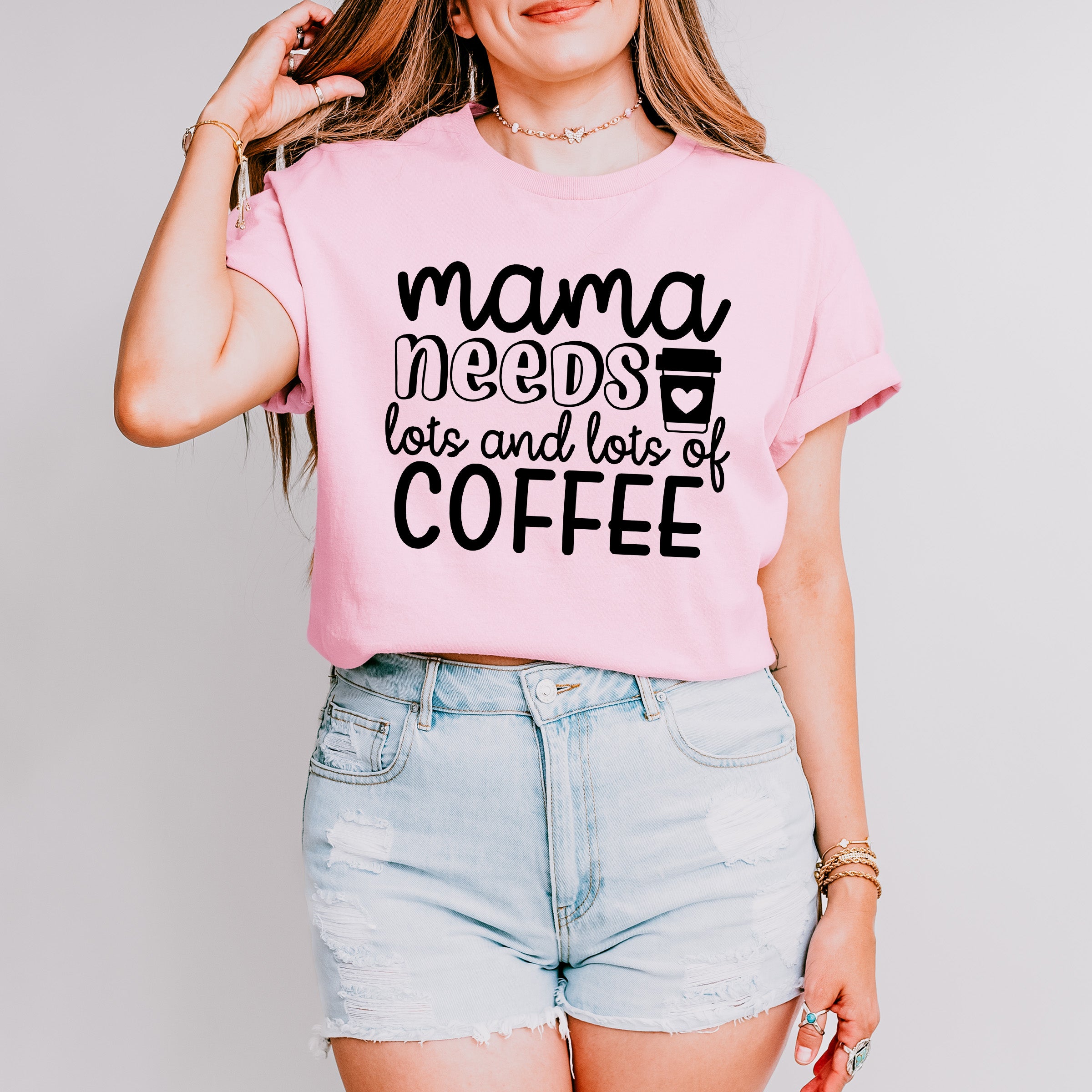 Mama Needs Coffee Mother's Day Unisex Crewneck T-Shirt Sweatshirt Hoodie
