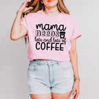 Mama Needs Coffee Mother's Day Unisex Crewneck T-Shirt Sweatshirt Hoodie