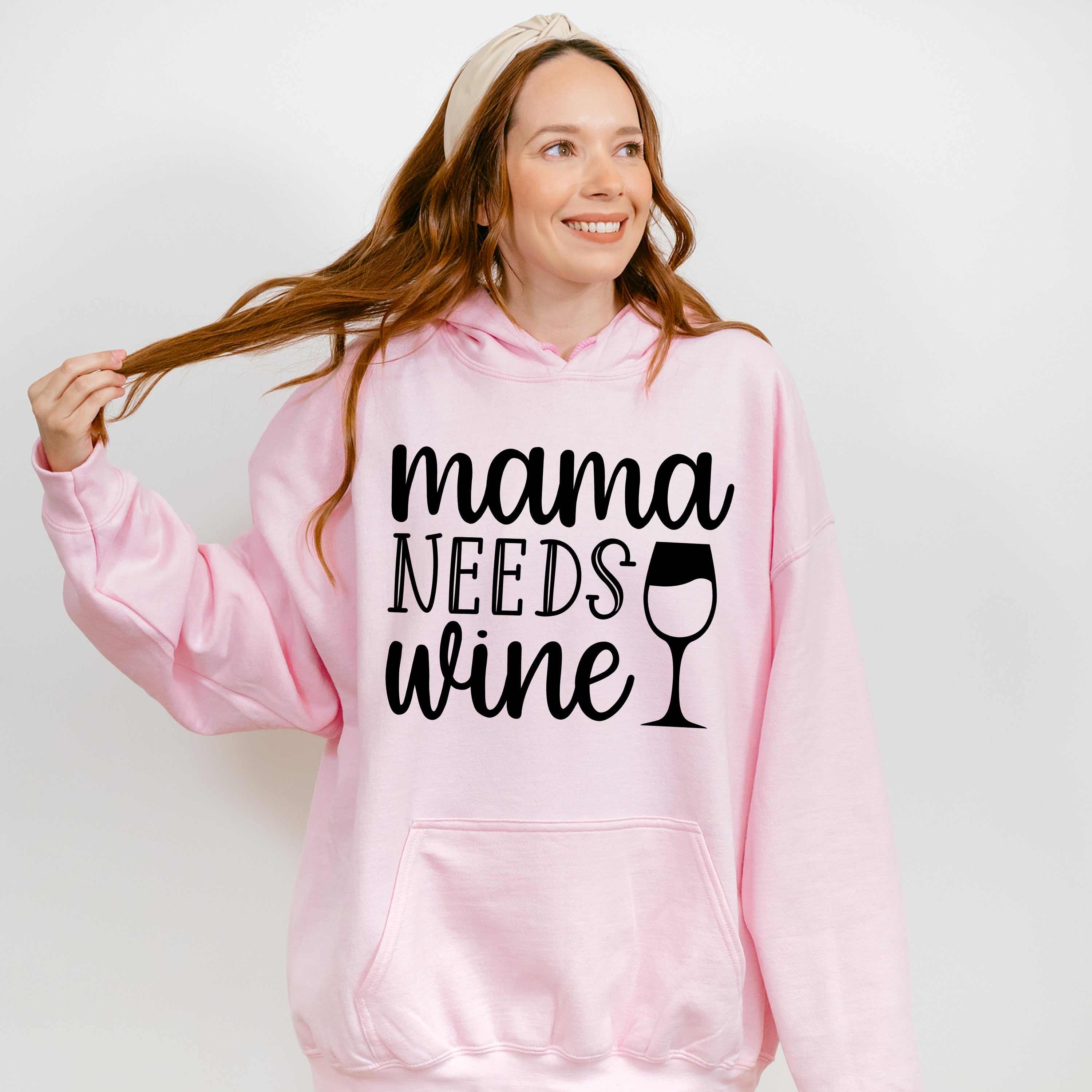 Mama Needs Wine Mother's Day Unisex Crewneck T-Shirt Sweatshirt Hoodie