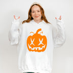 Orange Pumpkin Design - Halloween Unisex Crewneck T-Shirt Sweatshirt Hoodie