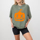 Orange Pumpkin Design - Halloween Unisex Crewneck T-Shirt Sweatshirt Hoodie