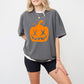 Orange Pumpkin Design - Halloween Unisex Crewneck T-Shirt Sweatshirt Hoodie