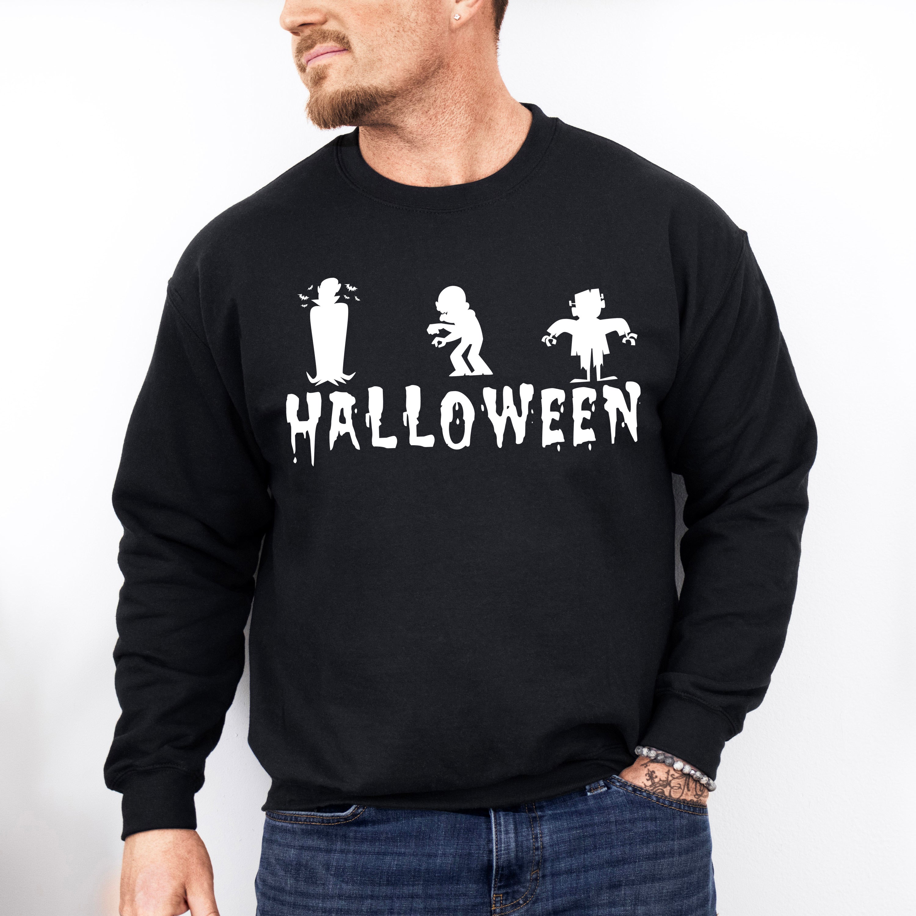 Halloween Design - Halloween Unisex Crewneck T-Shirt Sweatshirt Hoodie