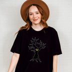 Halloween Tree Design - Halloween Unisex Crewneck T-Shirt Sweatshirt Hoodie