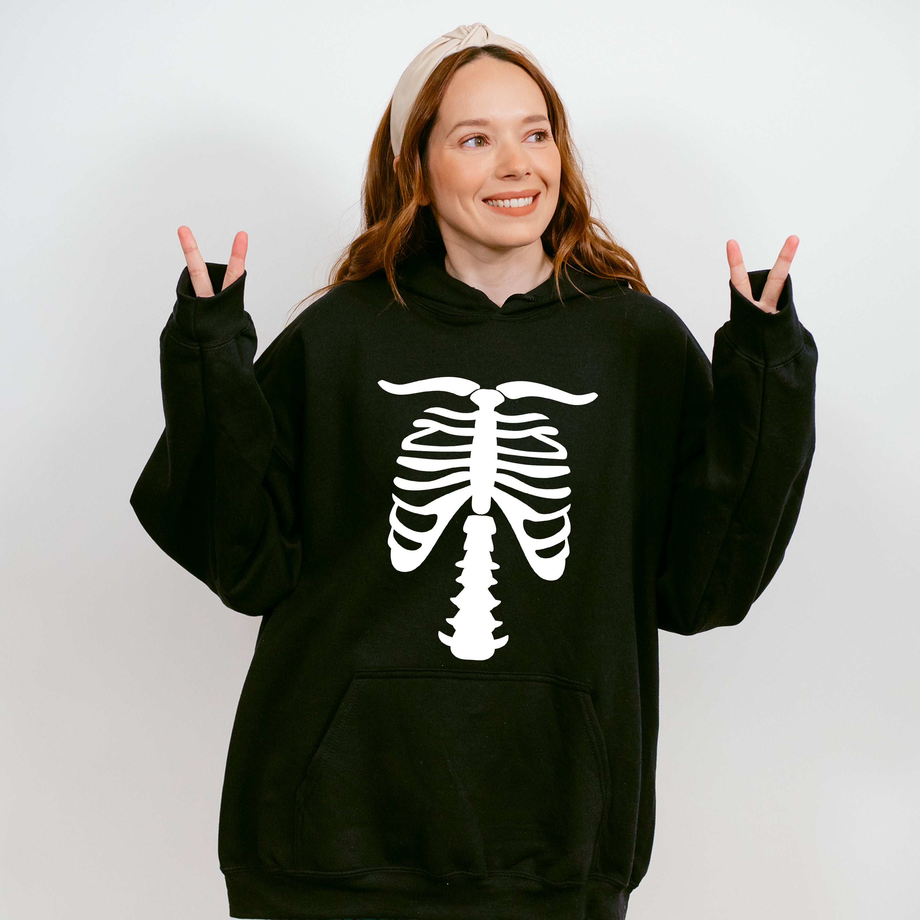 Halloween Skeleton Design - Halloween Unisex Crewneck T-Shirt Sweatshirt Hoodie