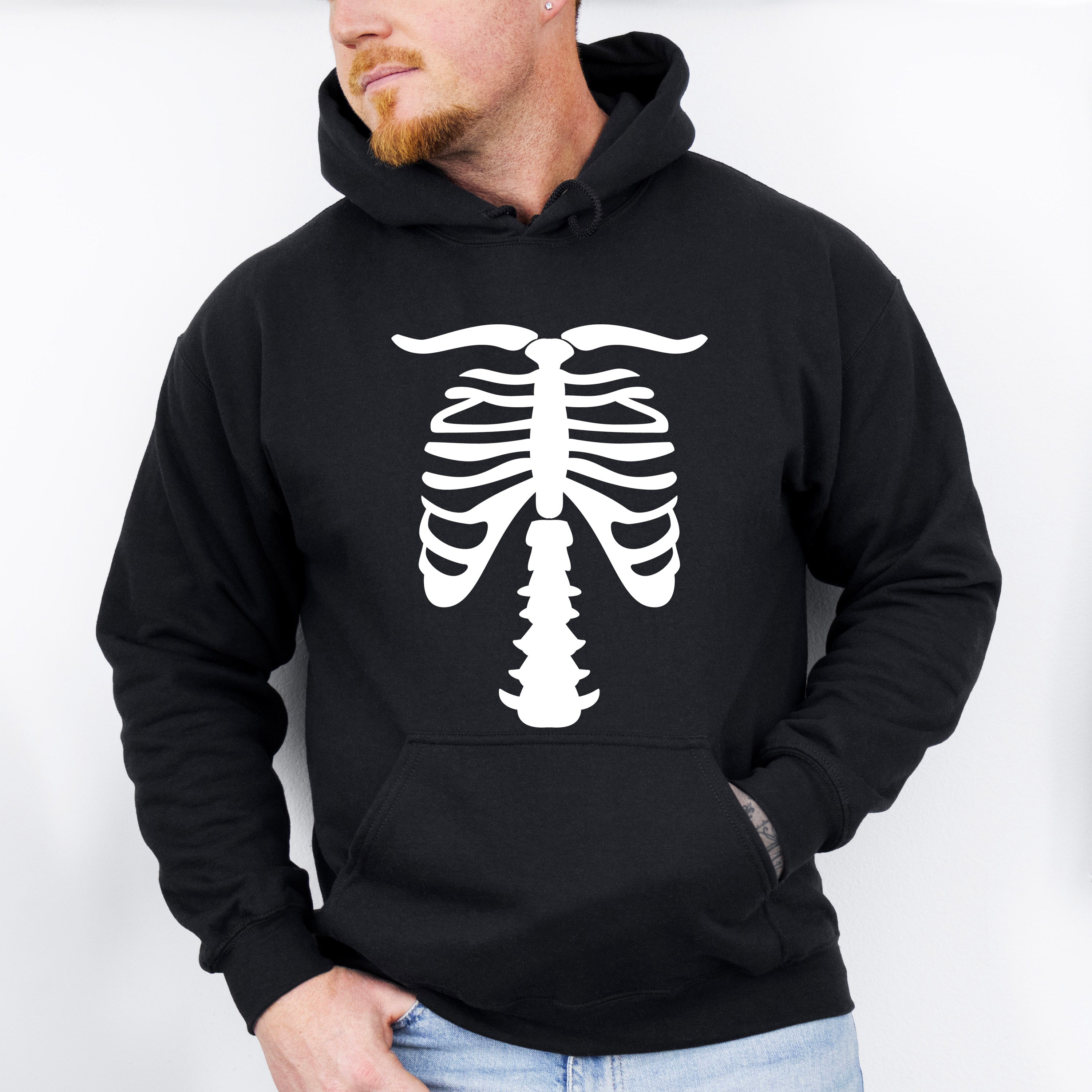 Halloween Skeleton Design - Halloween Unisex Crewneck T-Shirt Sweatshirt Hoodie