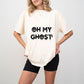 Oh My Ghost Design - Halloween Unisex Crewneck T-Shirt Sweatshirt Hoodie