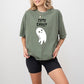 Cute Ghost Design - Halloween Unisex Crewneck T-Shirt Sweatshirt Hoodie