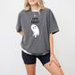 Cute Ghost Design - Halloween Unisex Crewneck T-Shirt Sweatshirt Hoodie